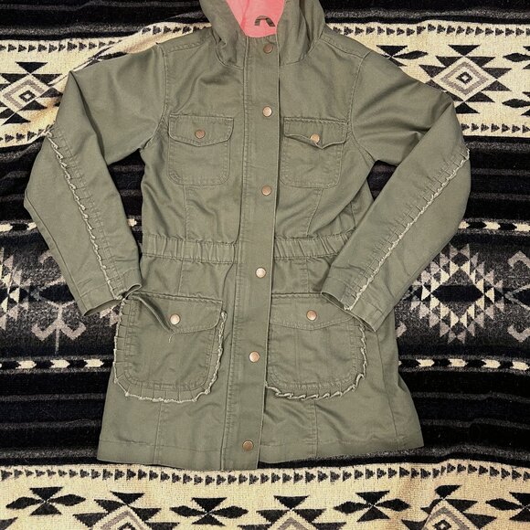Girls 10-12 cargo jacket Brand- Cat and Jack - Picture 1 of 4
